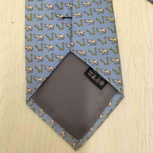 サルヴァトーレフェラガモ Salvatore Ferragamo ガンチーニ シルクネクタイ メンズ