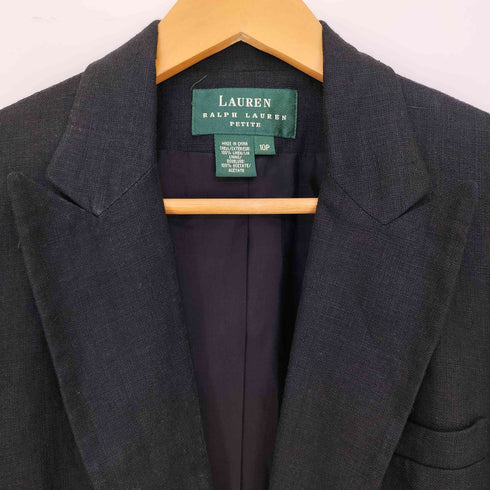 ローレンラルフローレン LAUREN RALPH LAUREN リネン 2B テーラードジャケット レディース 10P