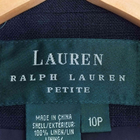 ローレンラルフローレン LAUREN RALPH LAUREN リネン 2B テーラードジャケット レディース 10P