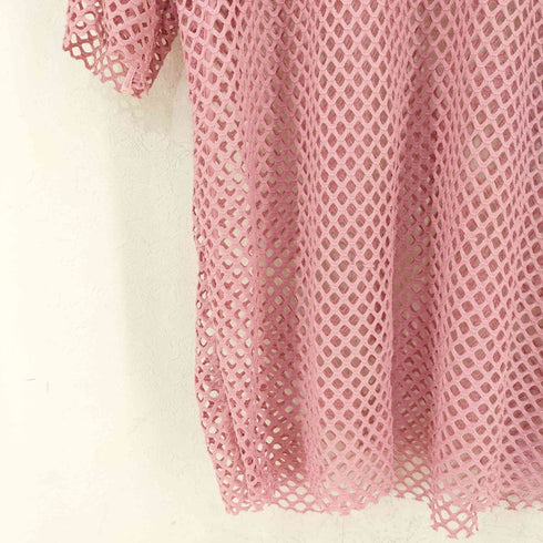 メゾンスペシャル MAISON SPECIAL 21SS S/S メッシュTシャツ レディース FREE