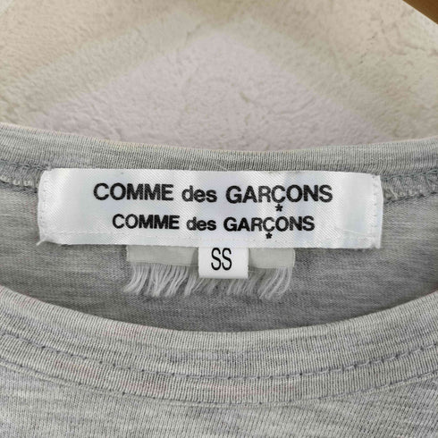 コムデギャルソンコムデギャルソン COMME des GARCONS COMME des GARCONS 08AW 裾フリルコットンクルーネックTシャツ レディース SS