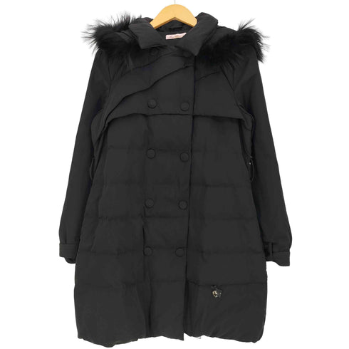 Miss Blumarine ファー付き ダウンコート レディース UK:14