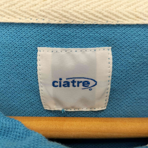 シアター ciatre ロゴ刺繍コットンポロシャツ メンズ import:XL