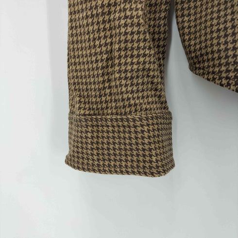 ポロラルフローレン POLO RALPH LAUREN ハウンドトゥース総柄 フラップポケット レギュラーカラーシャツ メンズ XXL