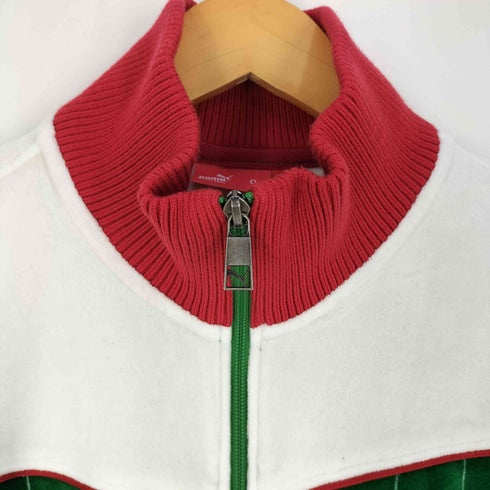 プーマ PUMA ベロア地 ロゴ刺繍 トラックジャケット メンズ 0
