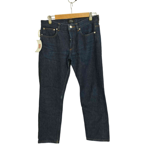 アーペーセー A.P.C. PETIT STANDARD JEAN DROIT ETROIT ボタンフライ デニムテーパードパンツ メンズ 30inch