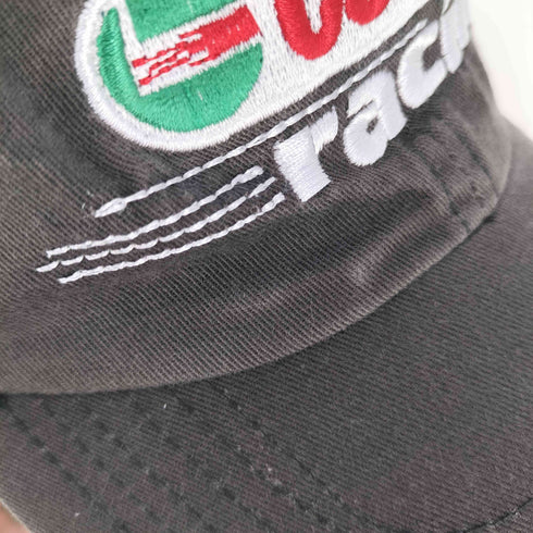 企業ロゴ刺繍 racing キャップ メンズ FREE