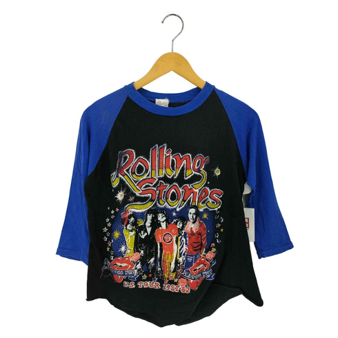 POPULAR 80S Vintage バンドラグランTシャツ レディース import:M
