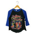 POPULAR 80S Vintage バンドラグランTシャツ レディース import:M