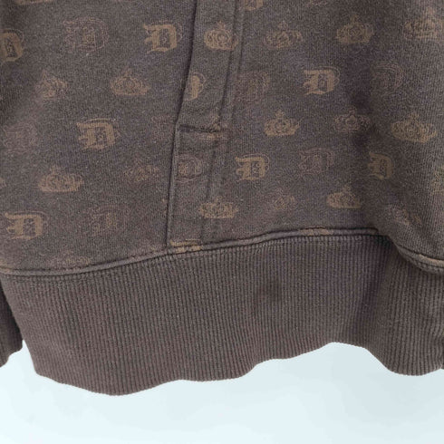 ディッキーズ Dickies 90S 総柄 ジップアップ パーカー メンズ import:M