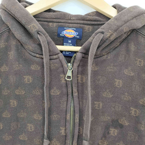 ディッキーズ Dickies 90S 総柄 ジップアップ パーカー メンズ import:M