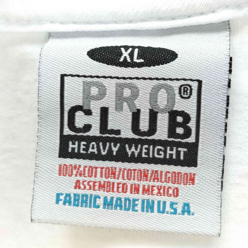 プロクラブ PRO CLUB USA製 ワッペンクルーネックTシャツ メンズ JPN:XL