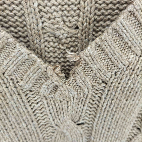 ポロバイラルフローレン Polo by RALPH LAUREN シルク ケーブルニットセーター メンズ XL