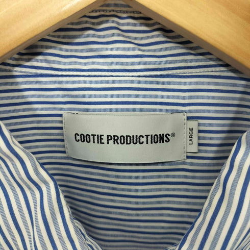 クーディプロダクション cootie productions Stripe Broad L/S Shirt メンズ LARGE