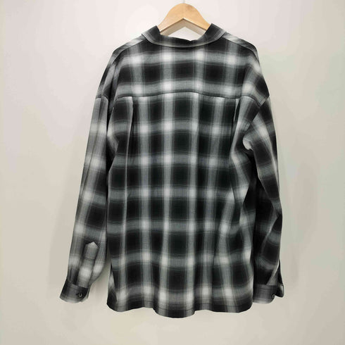 クーディプロダクション cootie productions Ombre Check L/S Shirt メンズ LARGE