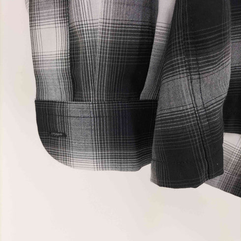 クーディプロダクション cootie productions Ombre Check L/S Shirt メンズ LARGE
