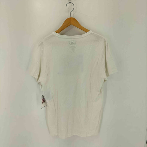 ダブルアールエルラルフローレン RRL RALPH LAUREN USA製 ロゴプリント S/S Tシャツ メンズ L