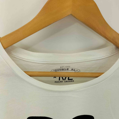 ダブルアールエルラルフローレン RRL RALPH LAUREN USA製 ロゴプリント S/S Tシャツ メンズ L