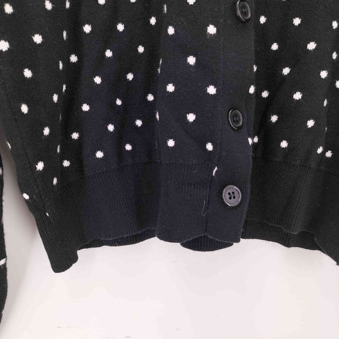 ドット柄ショートカーディガン レディース import:L