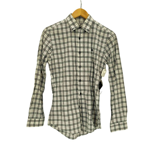 バーバリーブラックレーベル BURBERRY BLACK LABEL チェック柄ボタンダウンシャツ メンズ 1