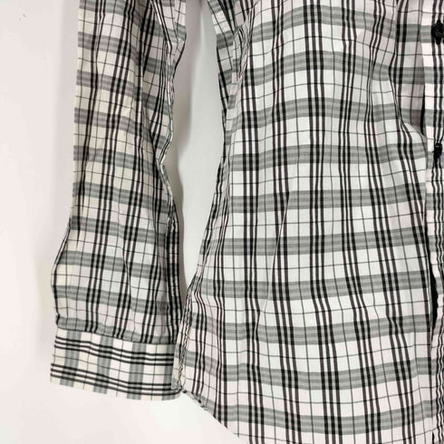 バーバリーブラックレーベル BURBERRY BLACK LABEL チェック柄ボタンダウンシャツ メンズ 1