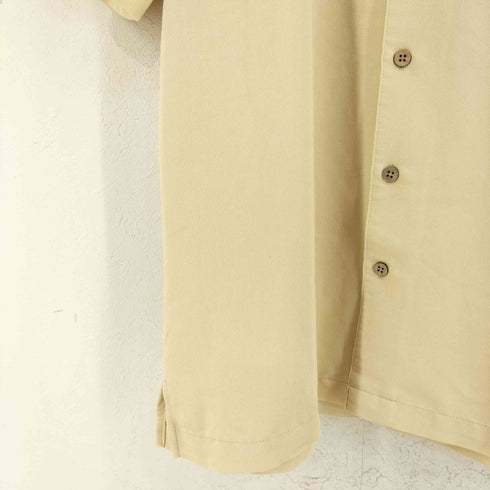 ハリトン HARRITON レーヨン混開襟シャツ メンズ JPN:M