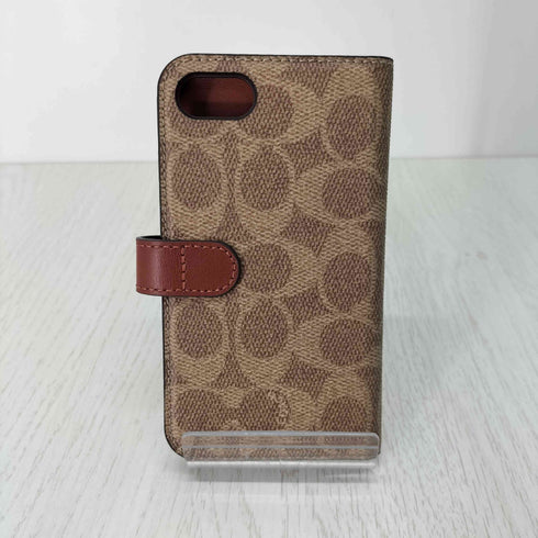 コーチ COACH シグネチャー手帳型アイフォンケース レディース ONE SIZE