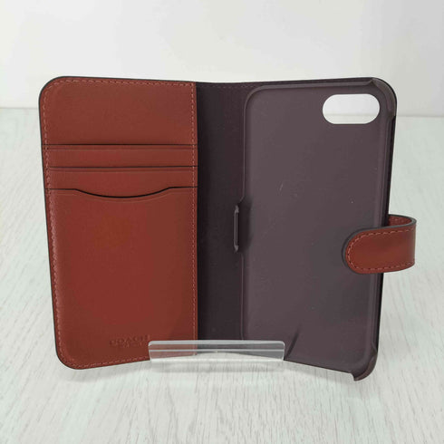 コーチ COACH シグネチャー手帳型アイフォンケース レディース ONE SIZE