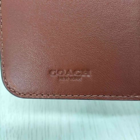 コーチ COACH シグネチャー手帳型アイフォンケース レディース ONE SIZE