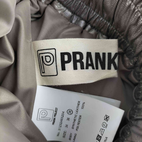 プランクプロジェクト PRANK PROJECT Synthetic Leather Voluminous Wide Pants レディース JPN:38