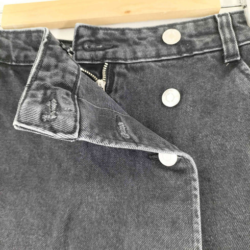 ザラ ZARA ブラックデニムミニスカート レディース JPN:XS