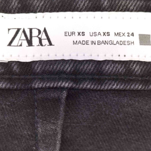 ザラ ZARA ブラックデニムミニスカート レディース JPN:XS