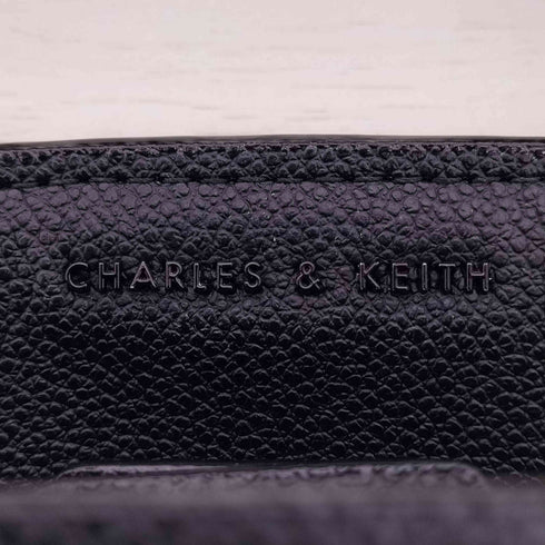 チャールズアンドキース CHARLES&KEITH ストラクチャード ダブルトップハンドルトート レディース