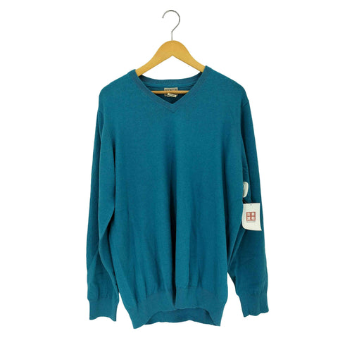 エルエルビーン L.L.Bean 90s~00s カシミヤ混Vネックセーター メンズ XL