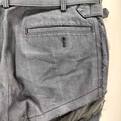 サカイ Sacai グレンチェック 切替 クロップドパンツ メンズ 2