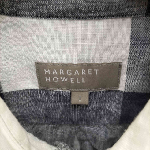 マーガレットハウエル MARGARET HOWELL リネン100% 丸襟ブラウス レディース JPN:1