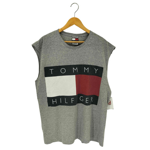 トミーヒルフィガー TOMMY HILFIGER 90s USA製 プリント Tシャツ メンズ XL
