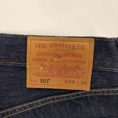 リーバイス Levis PREMIUM USA製 501 ボタン裏5244 刻印 ボタンフライ ストレート デニムパンツ メンズ W29L34