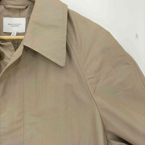 ビューティーアンドユースユナイテッドアローズ BEAUTY & YOUTH UNITED ARROWS シャンブレーステンカラートレンチコート -撥水加工- レディース S