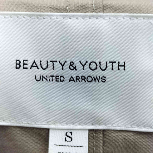 ビューティーアンドユースユナイテッドアローズ BEAUTY & YOUTH UNITED ARROWS シャンブレーステンカラートレンチコート -撥水加工- レディース S