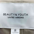 ビューティーアンドユースユナイテッドアローズ BEAUTY & YOUTH UNITED ARROWS シャンブレーステンカラートレンチコート -撥水加工- レディース S