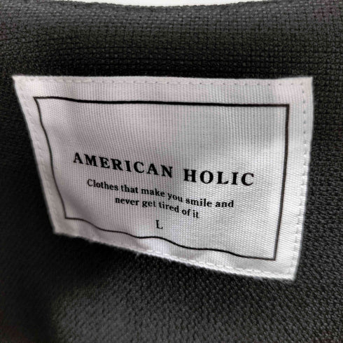 アメリカンホリック AMERICAN HOLIC SET イージーケアジレベスト+Iラインワンピース レディース L