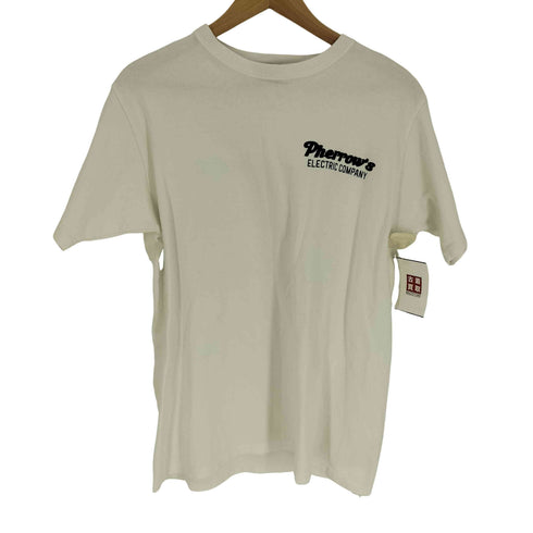 フェローズ PHERROWS ロゴプリント クルーネック Tシャツ メンズ 40