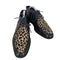 DRESSING WELL レオパード切替レザーシューズ MADE IN ITALY レディース 35.5