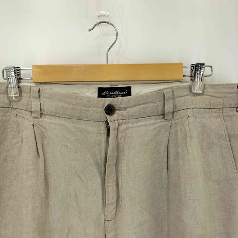 エディーバウアー Eddie Bauer CLASSIC FIT 2タックリネンパンツ メンズ 36×30
