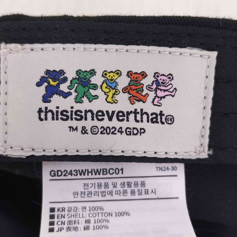 ディスイズネバーザット thisisneverthat Dancing Bears Unisex Cap メンズ