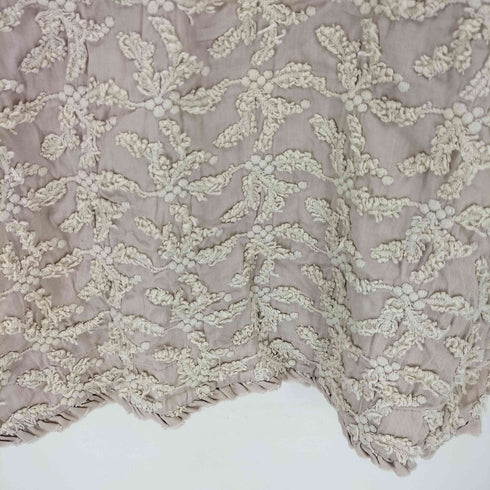 KAON 刺繍モックネックブラウス レディース S