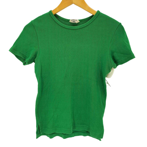 オーラリー AURALEE クルーネックニットTシャツ レディース 0