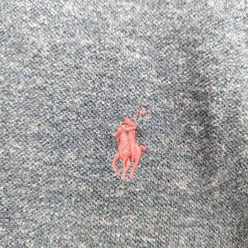 ポロラルフローレン POLO RALPH LAUREN CUSTOM SLIM FIT ポニー刺繍 L/S ポロシャツ 長袖 メンズ import:S