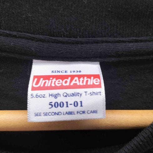 ユナイテッドアスレ UNITED ATHLE バンドプリント S/S クルーネック Tシャツ メンズ import:L